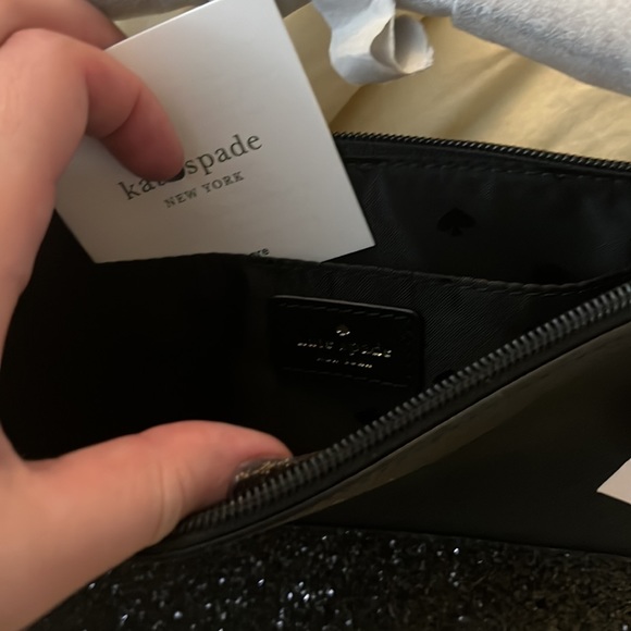 Kate Spade Greta Court Black with Glitter - Picture 2 of 2